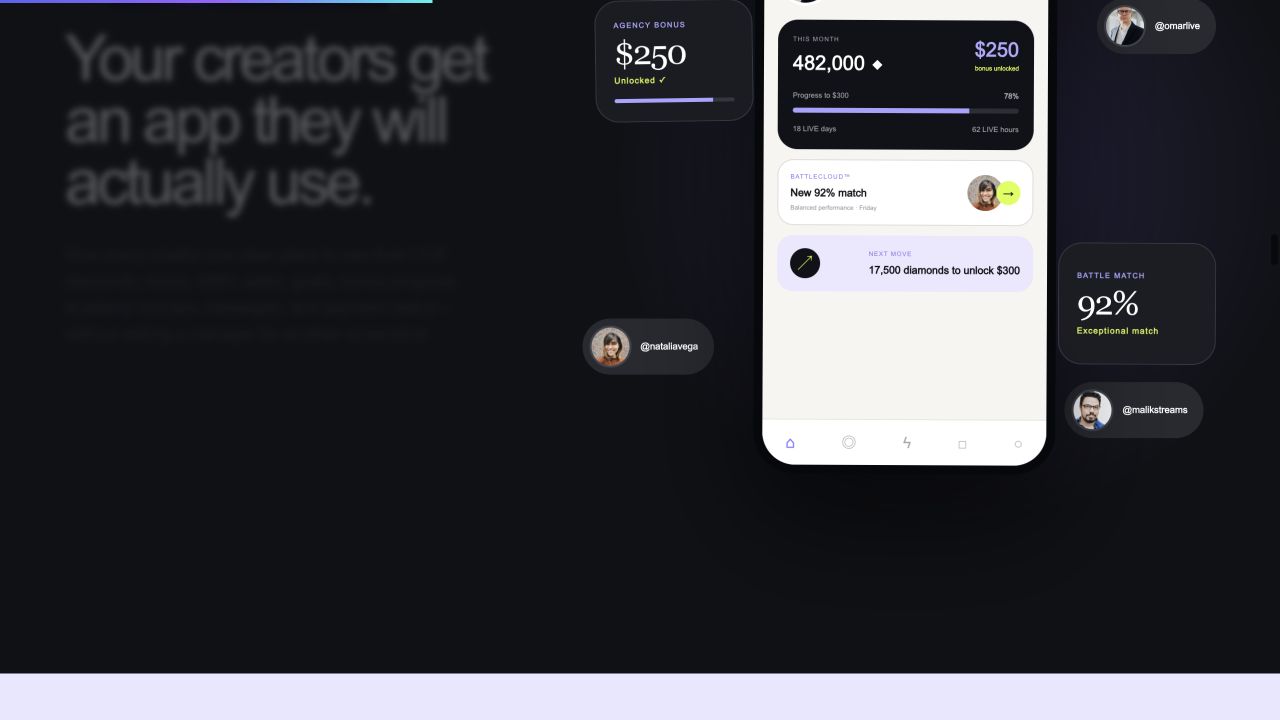 AgenziaHQ Creator Pocket app